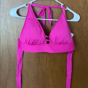 Pink bathing suit top